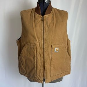 Carhartt canvas vest, sz L